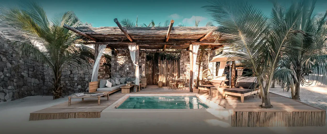 Tantra Beach Club, a beach club in Tulum, Mexico