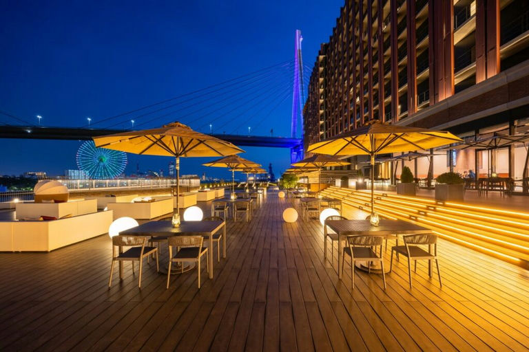 Terrace at The Liber Hotel , a restaurant in Osaka, Japan
