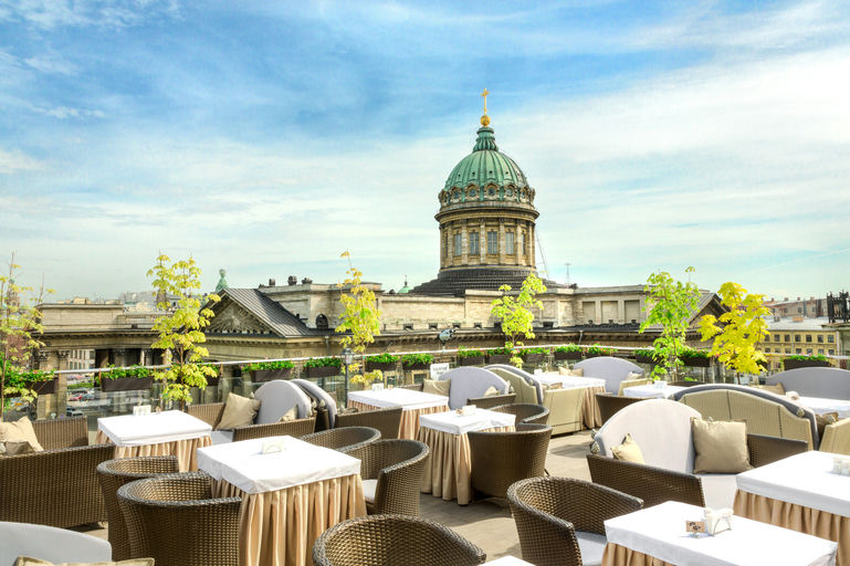 Terrassa, a restaurant in St. Petersburg, Russia