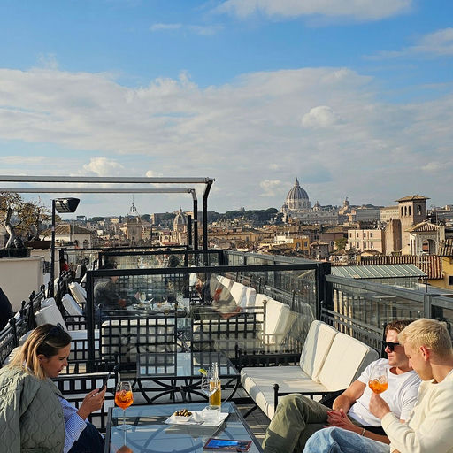 Terrazza Borromini, a restaurant in Rome, Italy