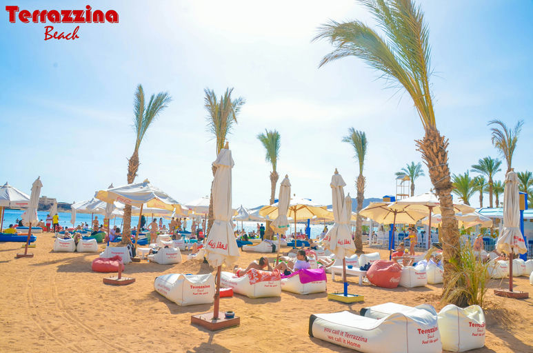 Terrazzina Beach, a beach club in Sharm El Sheikh, Egypt