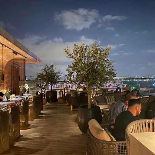 The Bank Roof Bar, a restaurant in Istanbul, Turkey