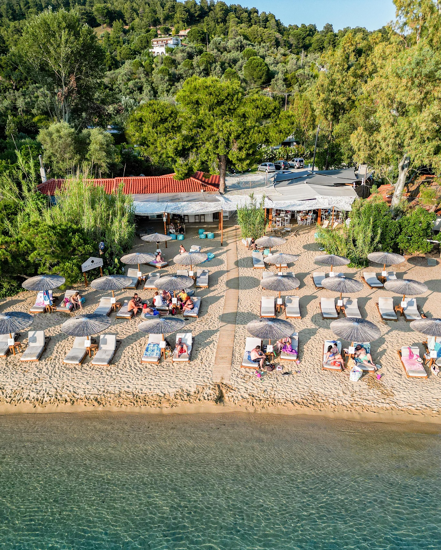 The Beach House, a restaurant in Skiathos, Greece