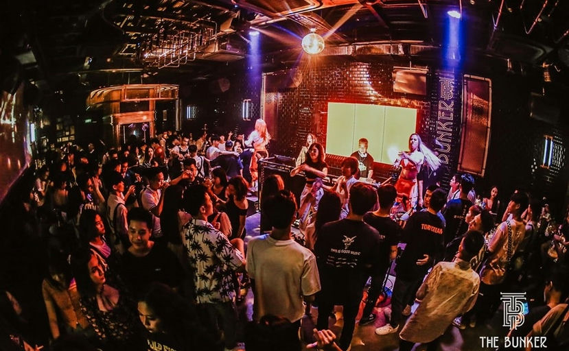 The Bunker, a night club in Hanoi, Vietnam