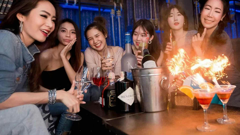 The Club Khaosan, a night club in Bangkok, Thailand
