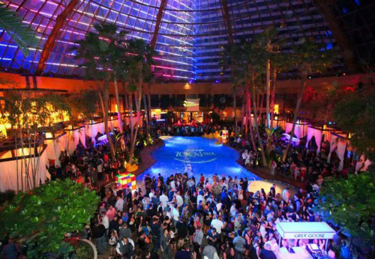 The Pool After Dark, a night club in Atlantic City, USA