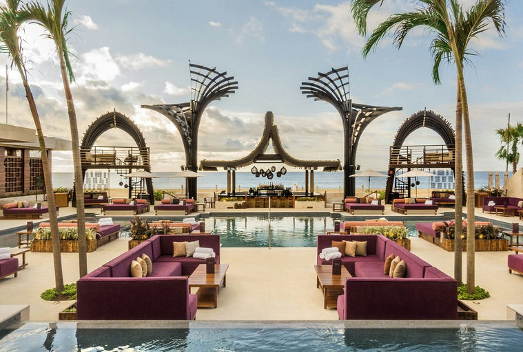 The Reserve Beachclub, a beach club in Cabo San Lucas, Mexico
