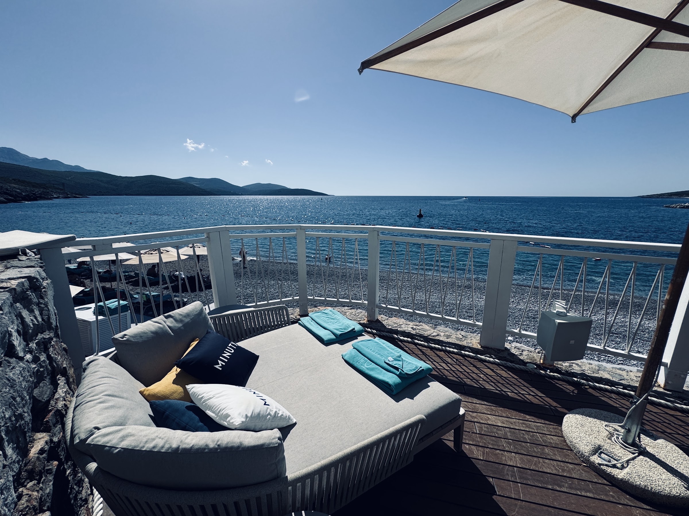 The Rok Sea Lounge, a beach club in Kotor, Montenegro — photo 3