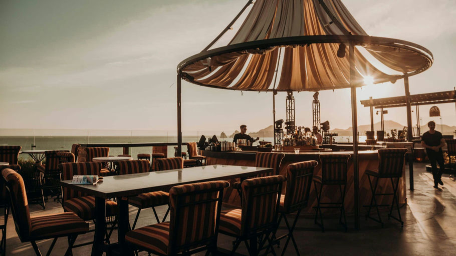 The Rooftop at The Cape, a restaurant in Cabo San Lucas, Mexico