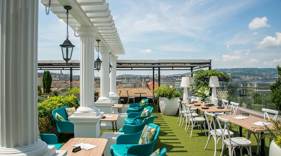 The Sky Garden, a bar in Budapest, Hungary
