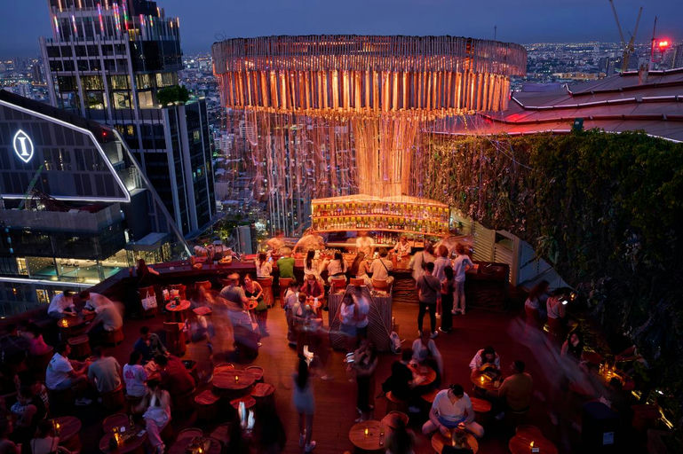 Tichuca Rooftop Bar, a bar in Bangkok, Thailand