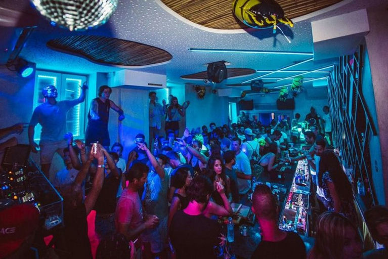 Traffic Bar, a night club in Ios, Greece