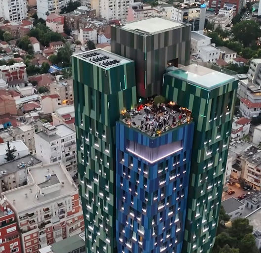 Triple D Rooftop, a bar in Tiranë, Albania