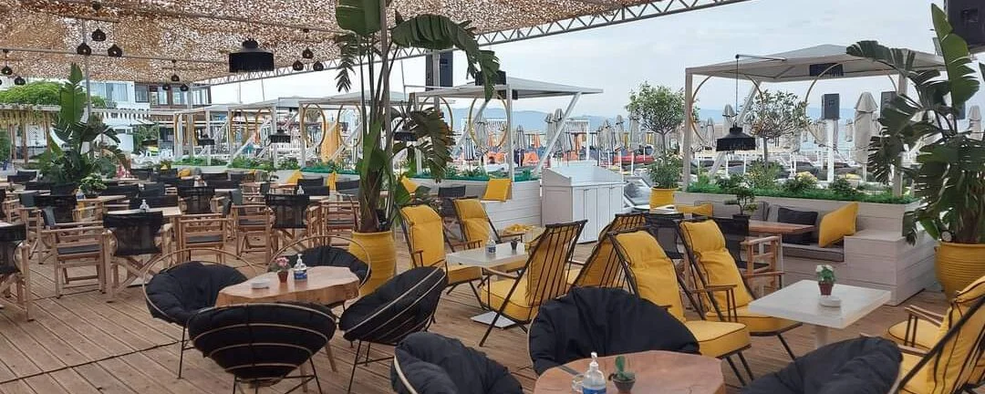 Uniq Beach Bar, a bar in Kos, Greece