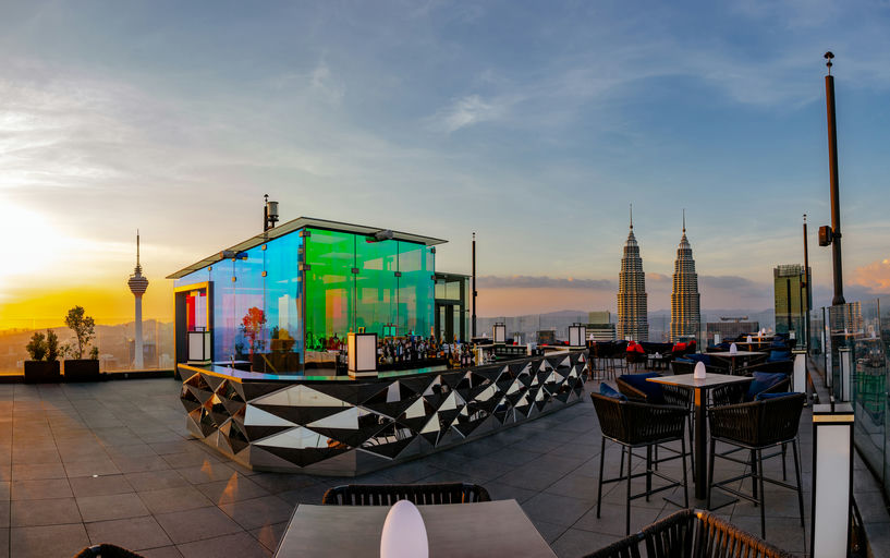 Vertigo at Banyan Tree, a bar in Kuala Lumpur, Malaysia