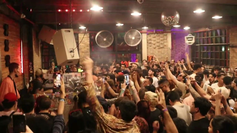 Video Club, a bar in Bogota, Colombia