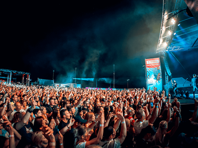 Viviera Beach, a night club in Siófok, Hungary