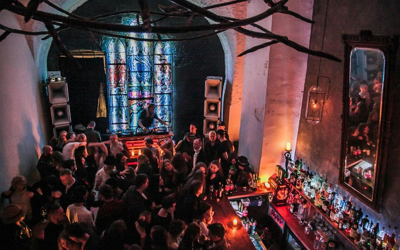 VNVNC, a night club in St. Petersburg, Russia