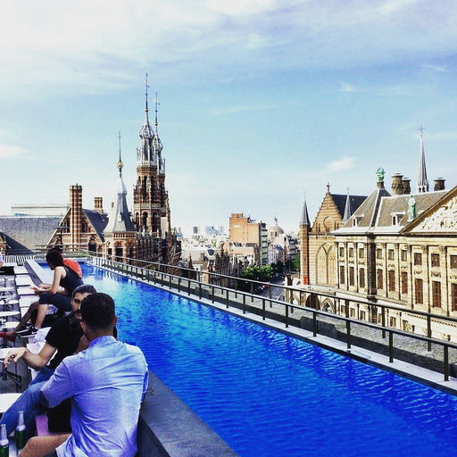 W Lounge, a bar in Amsterdam, Netherlands