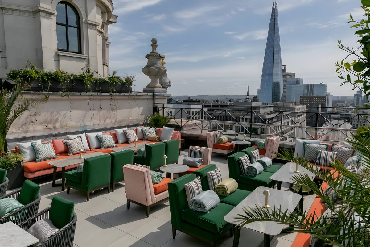 Wagtail Rooftop, a bar in London, England
