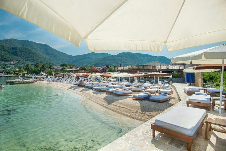 Waikiki Beach Club, a beach club in Tivat, Montenegro