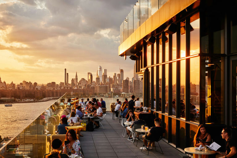Westlight at The William Vale, a bar in New York, USA