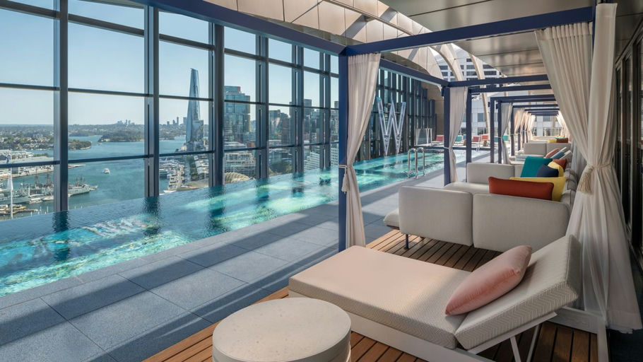 Wet Deck at W, a pool club in Sydney, Australia
