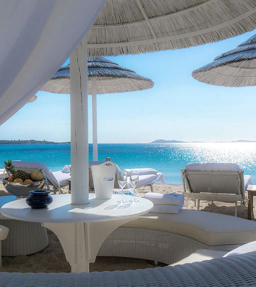 White Beach Club, a beach club in Sardinia, Italy