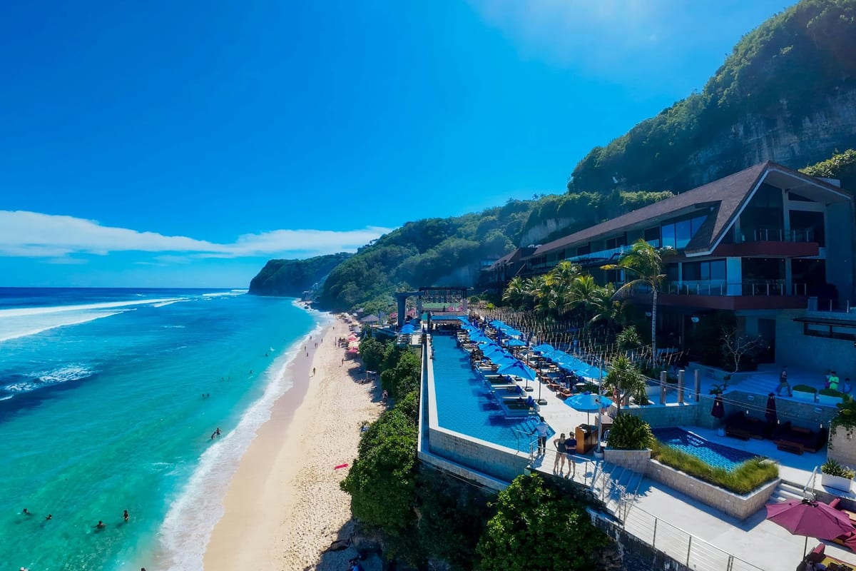 White Rock Beach Club, a beach club in Bali, Indonesia — photo 1
