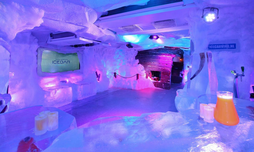 Xtracold Icebar , a bar in Amsterdam, Netherlands