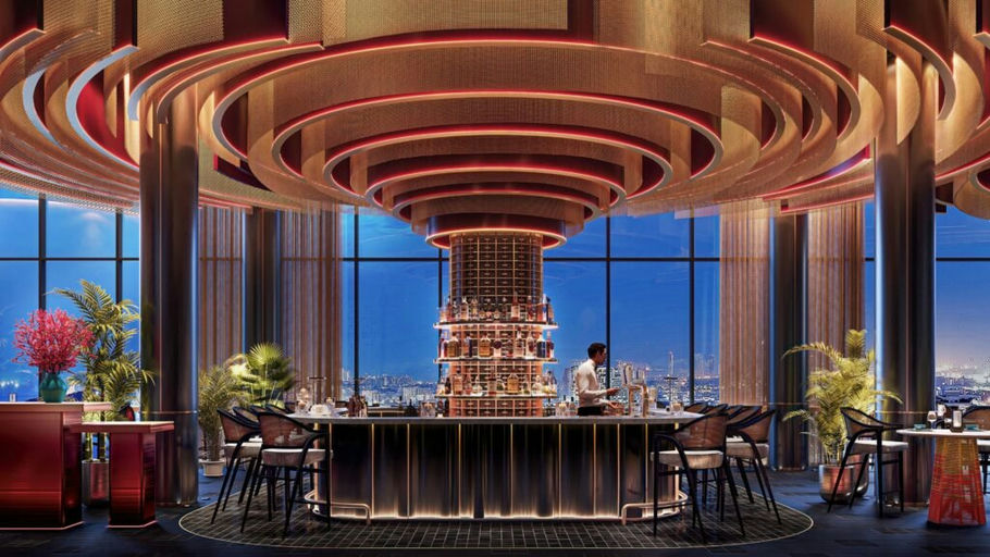 Yitong Sky Bar, a restaurant in Pattaya, Thailand