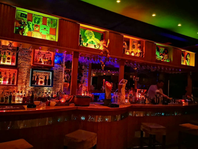 Zanza Bar, a bar in Kefalonia, Greece