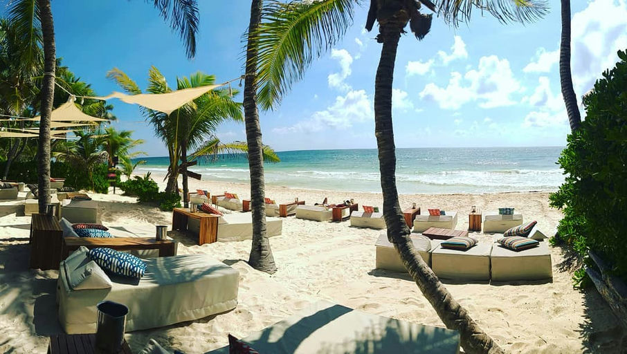 Ziggy’s Beach Club, a beach club in Tulum, Mexico
